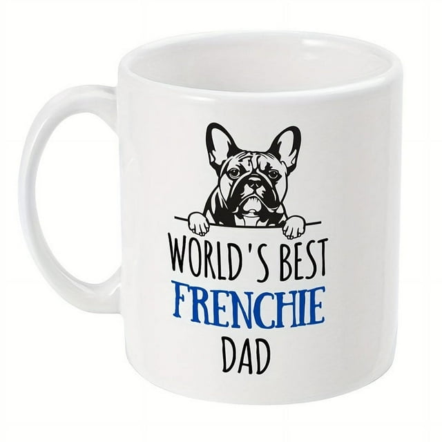 1pc, Frenchie Bulldog Mug, Dog Lover Gift, Frenchie Owner Present, Gift For Dad, Gift For Father