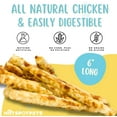 thumbnail image 3 of Crunchy Munchy All Natural Chicken Flavored Rawhide Alternative Twist Stix for Dogs, (100 Pack Sticks) Dog Chews Made With Real Chicken- Premium Grade Easily Digestible- Great for Dental Health, 3 of 9