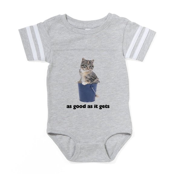 CafePress - Tabby Cat - Cute Infant Baby Football Bodysuit