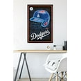 thumbnail image 2 of MLB Los Angeles Dodgers - Neon Helmet 23 Wall Poster, 22.375" x 34", 2 of 4