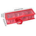 thumbnail image 5 of KUKIDSVO Rectangular Window Flower Gift Box, Floral Packaging Box, Wedding Souvenir Box for Mother's Day Gift Home Decor Florist Bouquet Packaging Festival Decoration (1 Pack, Red), 5 of 5