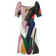 thumbnail image 5 of HD. Suprematismo de Olga Rozanova Vestido de manga corta Vestido largo vestidos de mujer con mangas largas, 5 of 7