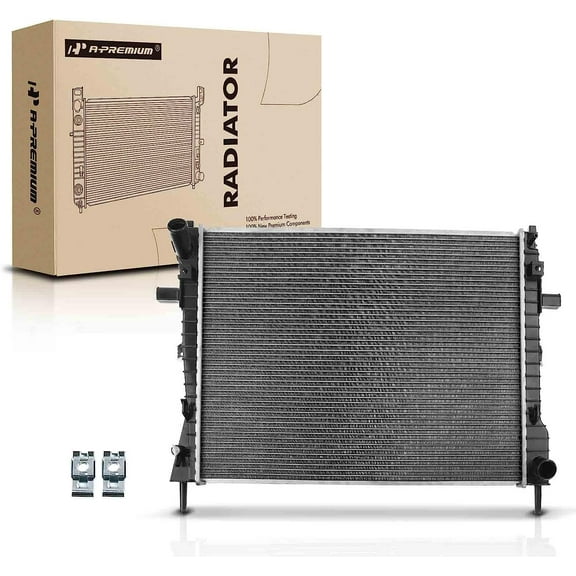 A-Premium Engine Coolant Radiator Compatible with Ford Crown Victoria 2002-2005 & Lincoln Town Car 2003-2005 & Mercury Grand Marquis 2003-2005, Marauder 2003-2004, Manual Trans. Replace# 3W1Z8005AG