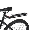 thumbnail image 3 of Portabicicletas para bicicleta de montaña, soporte para tija de sillín, estante trasero de aleación de aluminio, color negro, 3 of 13
