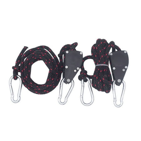 

2pcs Lifting Hanging Rope Plant Lamp Lifting Rope Lifting Hooks Rope Metal Plastic Pulley