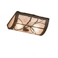 thumbnail image 3 of Meyda Tiffany 201983 Whispering Pines 2 Light 12" Wide Flush Mount Linear Ceiling Fixture, 3 of 5