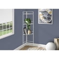 thumbnail image 4 of 18.5" X 13.5" X 57.75" White Metal Corner Etagere Bookcase, 4 of 4