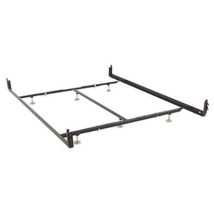 W Silver S Hook On Low Profile Side Rails With Two Center Cross Support For Steel Or Wooden Bed Frames King Com Hook On Low Profile Side Rails, King Bed Center Support Rails