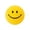 B, variant on 2026 New Verity Plush, Horror Smiley Face Plush Doll, Yellow Round Plushie, 9.84" / 3.94"
