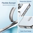 thumbnail image 6 of JETech Electroplated Case for iPhone 15 Plus 6.7-Inch, Camera Lens Full Protection, Compatible with MagSafe Wireless Charging, Shockproof Soft TPU Phone Cover (Silver), 6 of 7