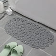 thumbnail image 4 of feimajia 12.99"x25.59" Non Slide Bathtub Mat with Suction Cups and Drains Holes Bath Mat for Tub Shower Easy Dry, 4 of 6