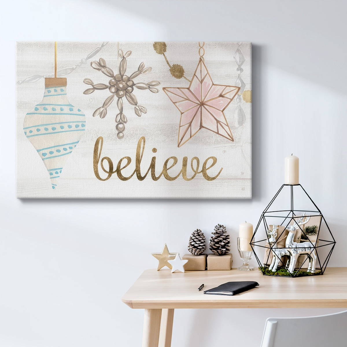 Elegant Ornaments Collection A- Gallery Wrapped Canvas