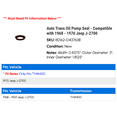 thumbnail image 2 of Auto Trans Pump Seal - Compatible with 1968 - 1970 Jeep J-2700 1969, 2 of 2