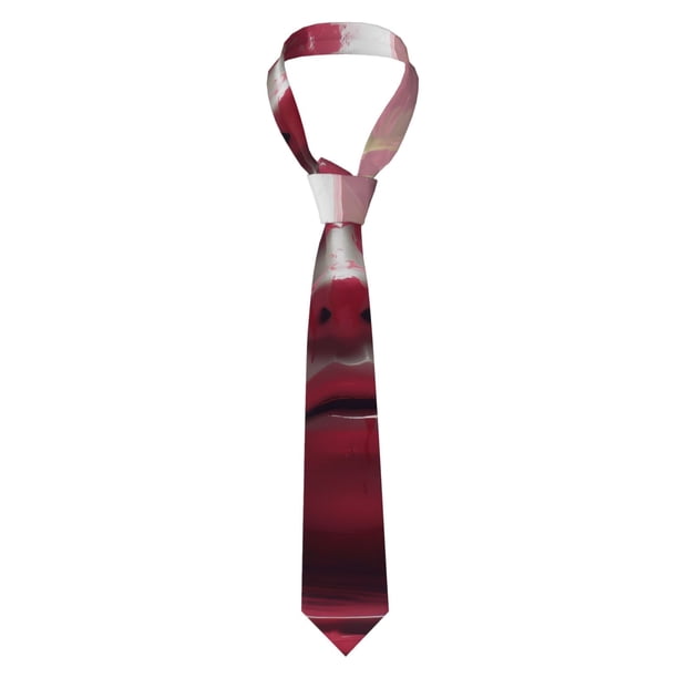 Balery Surreal Pink Headphones Corbata Clásica de Seda para Hombre, Corbata Tejida Jacquard, Corbatas Formales para Negocios y Bodas