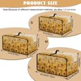 thumbnail image 7 of Renewold Toaster Oven Protective Cover Dustproof Smart Oven Air Fryer Protector Case with Pockets Easy Clean Kitchen Appliance Accessories, 18.5 x 14.5 x 9 Inches, Sunflower Butterfly, 7 of 7