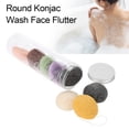 thumbnail image 1 of 8 Uds. Esponjas De Cuidado Facial Naturales Redondas 100% Konjac Wash Face Flutter Secas Con Tacto , Para Todo Tipo De Piel, 1 of 7