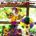 thumbnail image 4 of Fun Express Jester Mardi Gras Cardboard Stand-Up 1 Piece 56 Inch Tall, 4 of 7