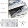 thumbnail image 2 of Christmas Tree Bathroom Rug Washable 2x3 Entryway Rug Non Slip Blue Tree Xmas Snowflake Winter Front Door Mat Low Pile Indoor Doormat Throw Floor Carpet for Kitchen Bedroom Entrance, 2 of 8