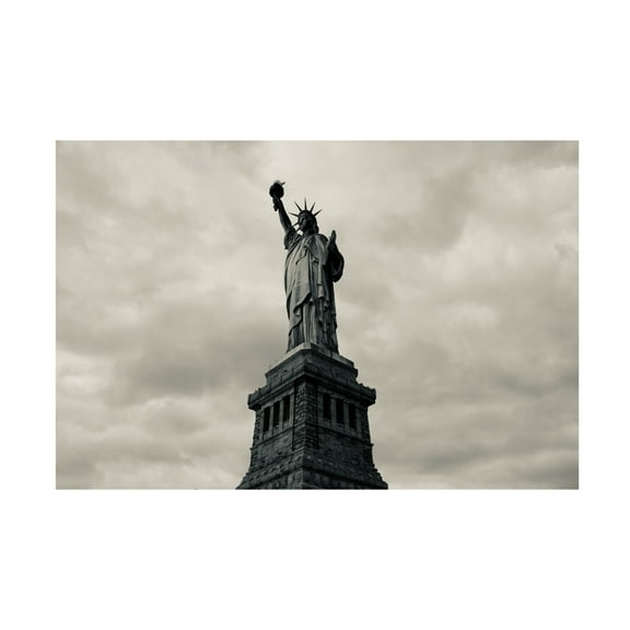 Trademark Fine Art Xiaoyang Liu GOD BLESS AMERICA Canvas Wall Art