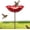 1pc, variant on Metal Flower Garden Stakes Bird Bath, Handmade Metal Flower Stake, Bird Bath for Garden Lawn Yard Decor, Outdoor Art Ornament,1pcs