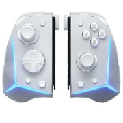 EasySMX Wireless Joypad (L/R) for Nintendo Switch, Switch Controller with RGB Lights/Hall Effect Sensors/Mechanical Buttons/Micro-Motor Vibration/NFC Function