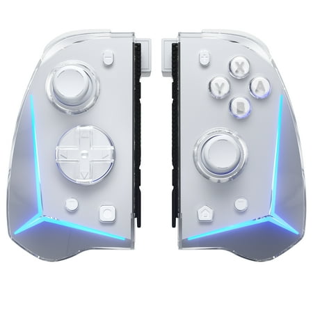 EasySMX Wireless Joypad (L/R) for Nintendo Switch, Switch Controller with RGB Lights/Hall Effect Sensors/Mechanical Buttons/Micro-Motor Vibration/NFC Function