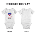thumbnail image 3 of Half Haitian Is Better Than None Baby Bodysuit Newborn Clothes Outfits (White, 6-12 Months), 3 of 5