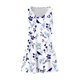thumbnail image 3 of WILLBEST Vestidos de Verano para Mujer de Algodon, Sueltos, Cuello En V, sin Mangas, para Cubrir Trajes de Baño con Bolsillos, Florales, Lisos y con Ojales. Chica, 3 of 3