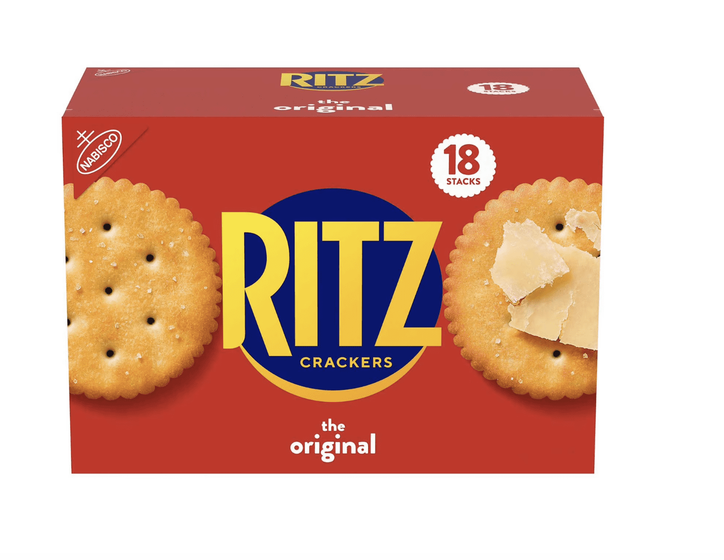 RITZ Swiss Cheese Crackers, No Cholesterol, Ideal for Parties