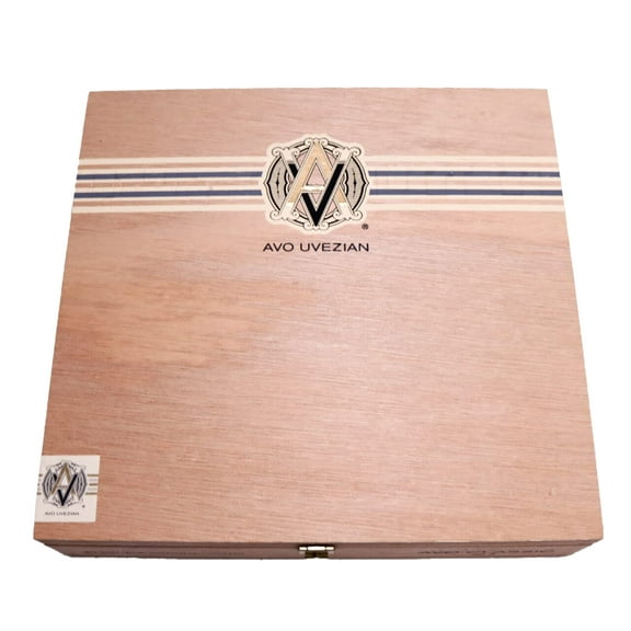 Avo Uvezian Double Corona Classic No. 3 Empty Wood Cigar Box 9" x 8.5" x 2"