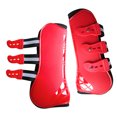 thumbnail image 2 of Botas de tendón de caballo (dentera y trasera), botas de montar con protección de de nudo de tendón de caparazón Frente Rojo L SM SunniMix Bota de tendón de caballo, 2 of 6