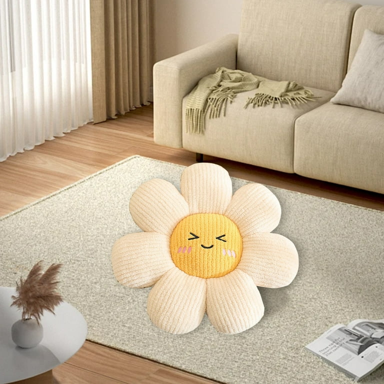 Flower Pillow Vdoioe Cute Daisy Pillow Flower Shaped Cushion