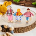 thumbnail image 3 of Set de jazzera de madera con forma de casa de muñecas para niñas y niños pequeños, 3 of 7