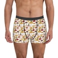 thumbnail image 1 of Balery Mushroom Calzoncillos bóxer para hombre, ropa interior de algodón suave y transpirable con cinturilla de nailon-X-Large, 1 of 5