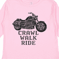 thumbnail image 4 of Inktastic Crawl Walk Ride Motorcycle Boys or Girls Long Sleeve Toddler T-Shirt, 4 of 5