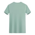 thumbnail image 4 of pstuiky Camisas de vestir de manga corta para hombre, Blusa deportiva informal de color liso con cuello redondo y manga corta elástica para hombre camisetas de hombre s, 4 of 6