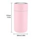 thumbnail image 2 of Mini humidificador USB de 320 ml, purificador de aire ultrasónico colorido portátil de niebla fría para coche para viajes en coche, dormitorio de oficina Vogacara HA9118-02B, 2 of 6