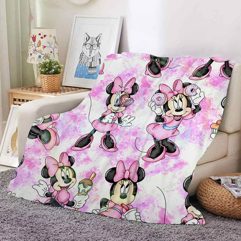 Mickey and Minnie Throw Blanket is suitable for sofas sofas and beds super soft blankets and warm blankets comfortable plush light