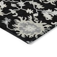 thumbnail image 6 of Dalyn Rugs Machine Washable Indoor/Outdoor Chantille Black 2'3" x 7'6" Runner Rug, 6 of 7
