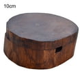 thumbnail image 2 of Walbest Tree Stump Shape Solid Wood Ash Tray with Lid Wood Art Collection, Southeast Asian Style Personality Wooden Ashtray Decor, for Living Room/ Hot Spring/ SPA, 2 of 6