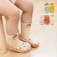 thumbnail image 4 of Firlar Glue Floor Socks Shoes For Girls Baby Toddler Soft Non Slip Cotton Lightweight Fashion 0-6 Months Infants And Toddlers, 4 of 14