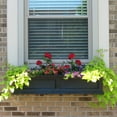 thumbnail image 3 of ZXNYH  4ft Window Box - Black - 48in L x 11in W x 11in H - Polyethylene - Built-in Water Reservoir, 3 of 6