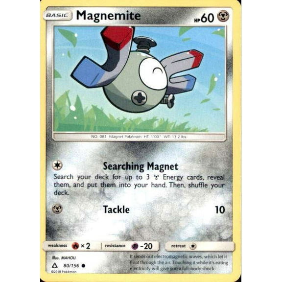 Pokemon Ultra Prism Magnemite #80