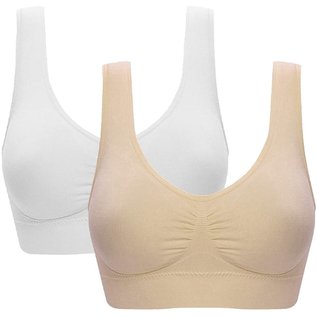 Women's Sports Bra, Removable Pads,Comfort Workout, Low-Impact Activity
