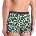 thumbnail image 4 of Bingfone Green Leopard Men's Underwear - Casual Stretch Boxer Briefs-Small, 4 of 7