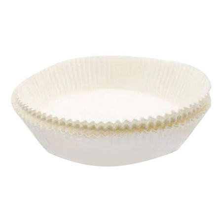 

AMNHDO 50pcs Air Fryer Liner Mat Wood Pulp Steamer Paper Oven Baking Mats (White)
