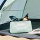 thumbnail image 4 of Bolsa de playa de malla transpirable para guardar gafas de natación y artículos de aseo personal; bolsa de viaje portátil para trajes de baño mojados, toallas y protector solar con diseño de drena, 4 of 6