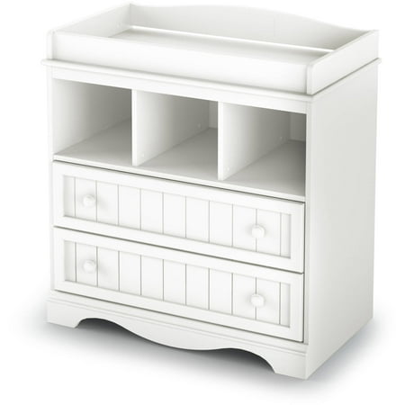 South Shore Savannah Changing Table with Drawers, Multiple (Best Height For Changing Table)
