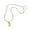 Yellow, variant on Duck Pendant Necklace with Rainbow Beads Trendy Neck Chains Jewelry Accessories