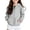 #A15-Gray, variant on Abcomgle Girls Zip Up Sweatshirt 10-12 Loose Fit Full-Zip Kids Jacket Cute Solid Jacket Sweatshirt Girl Casual Winter Hooded Hoodies for Girls with Pockets